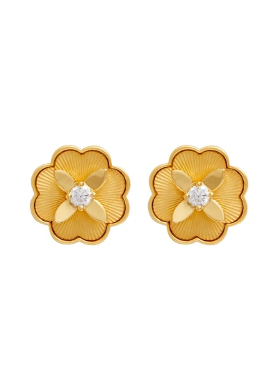 Kate Spade Heritage Bloom Gold-plated Stud Earrings