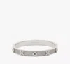 Kate Spade Heritage Bloom Hinged Bangle In Clear/silver