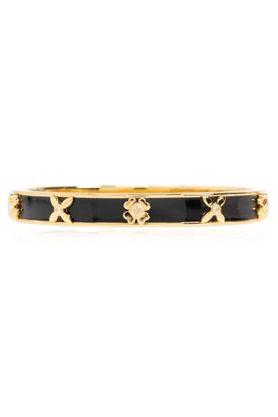 Kate Spade Heritage Bloom Bracelet In Black