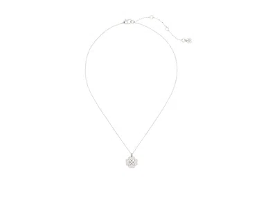 Kate Spade Heritage Bloom Mini Pendant In Burgundy