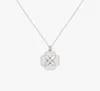 Kate Spade Heritage Bloom Mini Pendant In Clear/silver