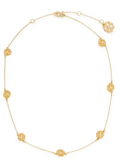 Kate Spade Heritage Bloom Station Gold-plated Necklace