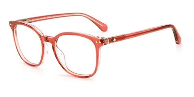 Kate Spade Hermione/g Vestibilità Orientale 35j Occhiali Da Vista Rosa Per Donna (solo Montatura) In Red
