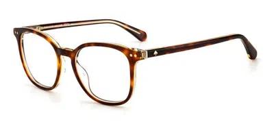 Kate Spade Hermione/g Vestibilità Orientale 086 Occhiali Da Vista Tartarugatishell Per Donna (solo Montatura) In Black