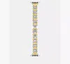 Kate Spade Herringbone Apple Watch Band In Gold