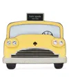 Kate Spade Hey Taxi Embellished Card Case In Yellow Multi