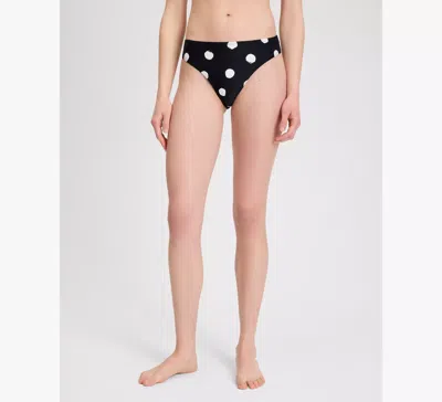 Kate Spade High Cut Bottom In Black