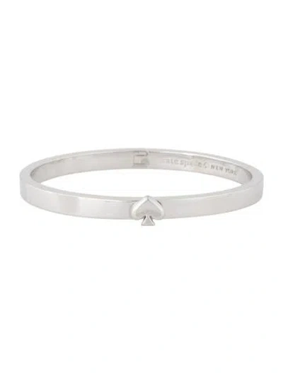 Pre-owned Kate Spade Hinge Heart Bangle Bracelet, 7" In Multi
