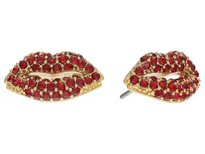 Kate Spade Hit The Town Lip Studs In Red