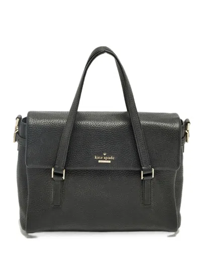 Pre-owned Kate Spade Holden Street Leslie Tote Bag In Black