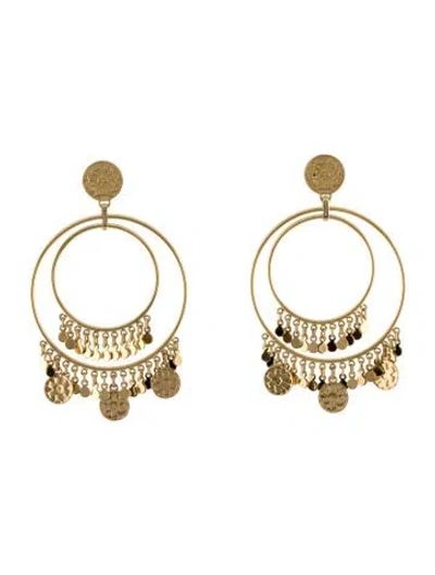 Pre-owned Kate Spade Hoop Drop Earrings In Multi