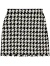 KATE SPADE HOUNDSTOOTH A-LINE SKIRT