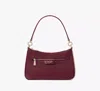 Shop Kate Spade Hudson Colorblocked Convertible Crossbody In Cherry Juice