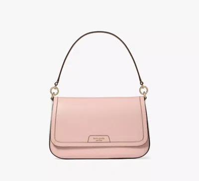 Kate Spade Hudson Colorblocked Convertible Flap Shoulder Bag In Rose Smoke