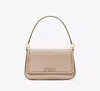 Kate Spade Hudson Colorblocked Convertible Flap Shoulder Bag In Timeless Taupe