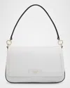Kate Spade New York Hudson Color Blocked Pebbled Leather Flap Shoulder Bag In Stone Path