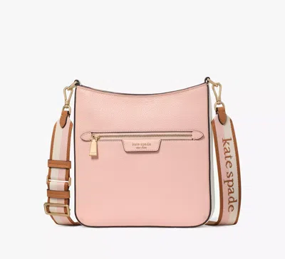 Kate Spade Hudson Messenger Crossbody Bag In Rose Smoke