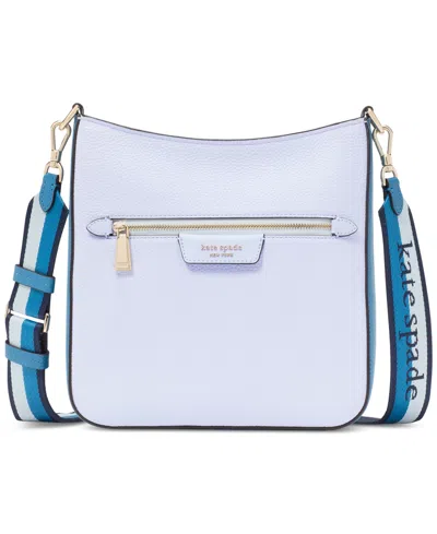 Kate Spade Hudson Messenger Large Crossbody Bag In Pale Sapphirine Multi
