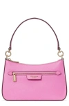 Kate Spade Hudson Pebbled Leather Medium Shoulder Bag In Echinacea