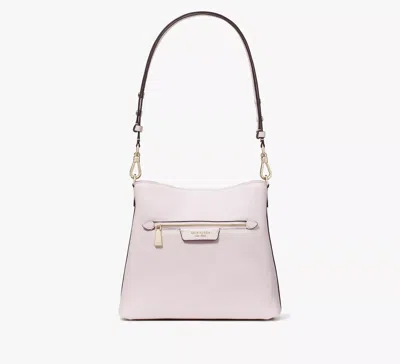 Kate Spade Hudson Pebbled Leather Shoulder Bag In Shimmer Pink