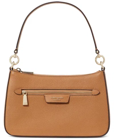 Kate Spade Hudson Pebbled Leather Small Convertible Crossbody In Bungalow