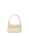 Kate Spade Hudson Spring Pansies Small Crossbody Bag In Yuzu Jam Multi