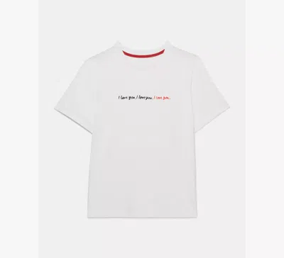 Kate Spade I Love You Tee In White