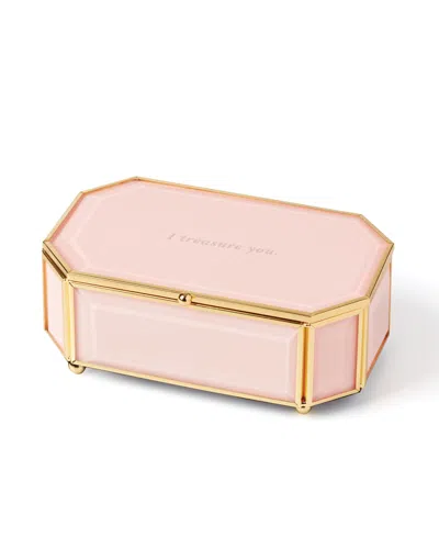 Kate Spade I Treasure You Jewelry Box In Pink