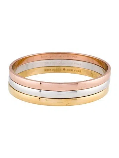 Pre-owned Kate Spade Idiom Bangle Set In Multi