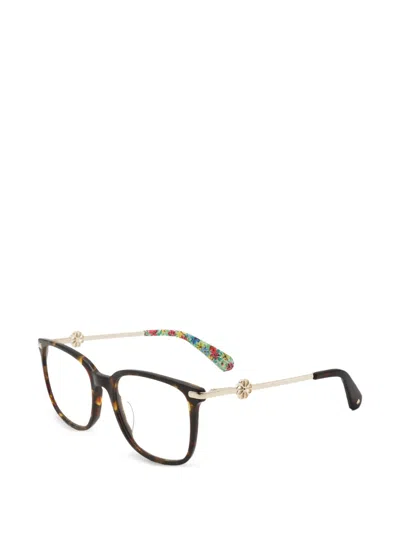 Kate Spade 일라나 플로럴 장식 안경 In Brown