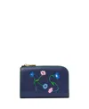 Kate Spade In The Garden Compact Wallet In Parisian Navy Multi