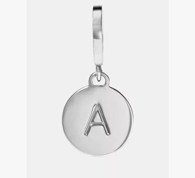 Kate Spade Initial A Mini Charm In Metallic