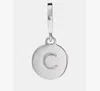 Kate Spade Initial C Mini Charm In Metallic