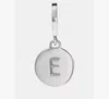 Kate Spade Initial E Mini Charm In Metallic
