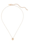 KATE SPADE KATE SPADE NEW YORK INITIAL HEART PENDANT NECKLACE