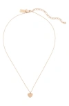 Kate Spade Initial Heart Pendant Necklace