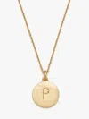 Kate Spade Initial Pendant In Gold