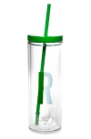 KATE SPADE INITIAL 'R' 20OZ. STRAW TUMBLER