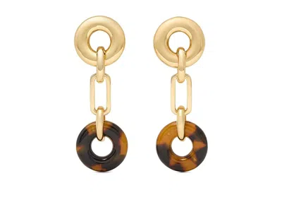 Kate Spade New York Two Tone Linear Drop Earrings In Gold