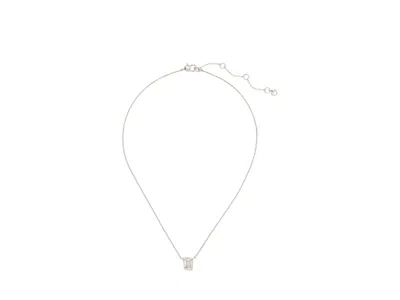 Kate Spade Interlock Pendant In Gray