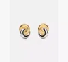 Kate Spade New York Interlock Polished Stud Earrings In Gold