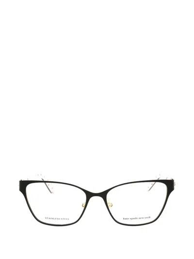 Kate Spade Ivie Cat-eye Glasses In Black