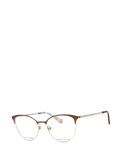 Kate Spade Izabel Browline-frame Glasses In Transparent