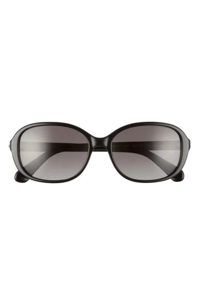 Kate Spade Izabella 55mm Gradient Oval Sunglasses In Brown