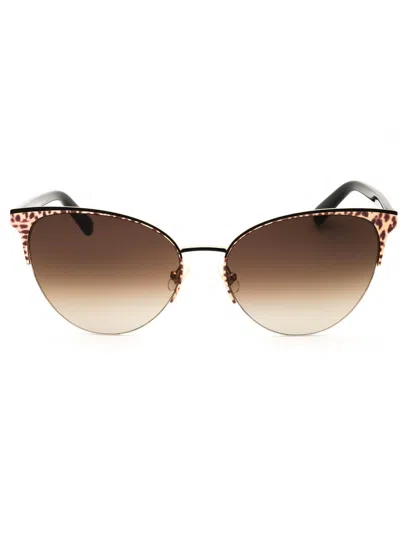 Kate Spade Izara/g/s Sunglasses In Pattern Black / Brown Sf