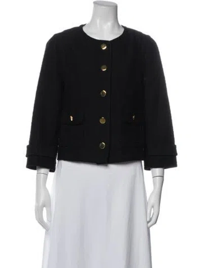 Pre-owned Kate Spade Jacket In Black