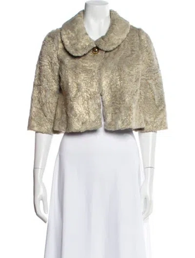Pre-owned Kate Spade Jacket In Gold