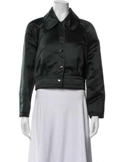 Pre-owned Kate Spade Jacket In Green