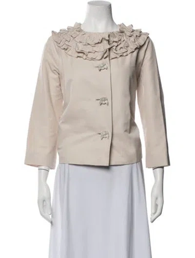 Pre-owned Kate Spade Jacket In Neutrals