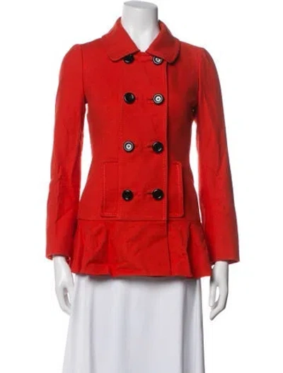 Pre-owned Kate Spade Jacket In Orange